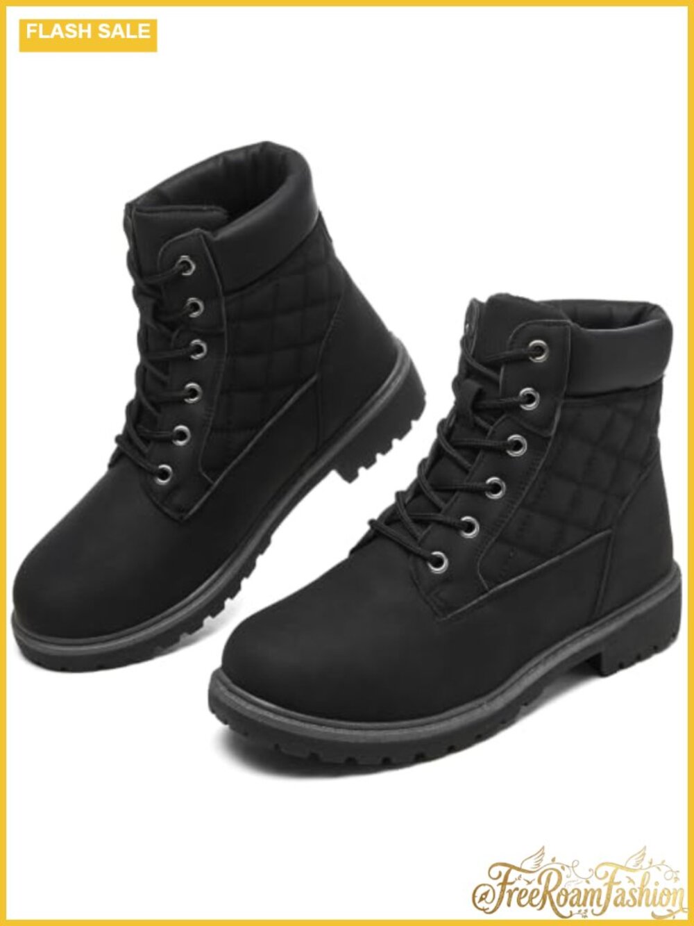 Water Resistant Leather Ankle Hiking Boots Lace Up Non Slip